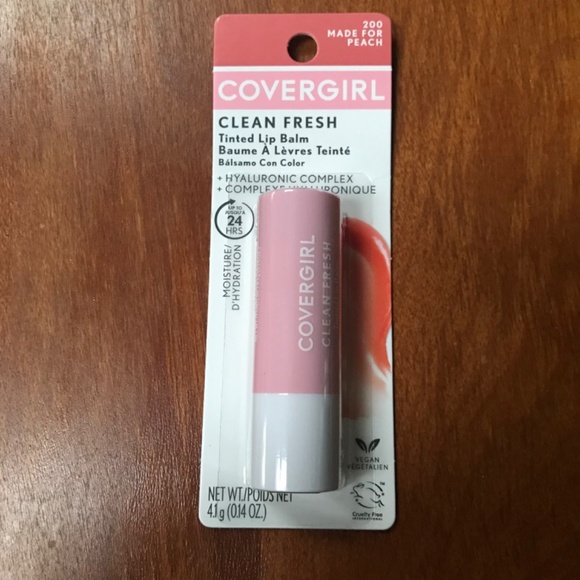 Covergirl Clean Fresh Tinted Lip Balm 200 Made for Peach New/Sealed - Picture 4 of 13